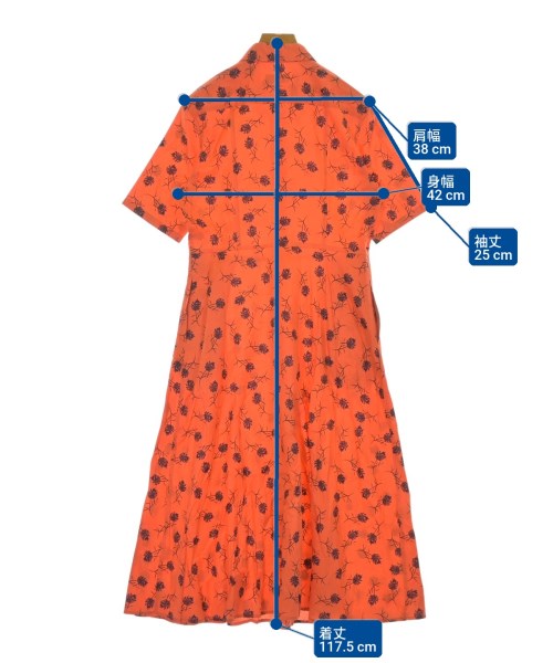 steven alan（スティーブンアラン）シャツワンピース オレンジ サイズ:S レディース/2200688056032