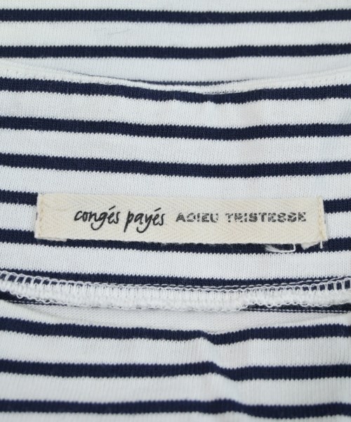 conges payes（コンジェペイエ）Tシャツ・カットソー 白 サイズ:F レディース/2200628218209