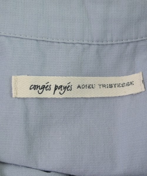 conges payes（コンジェペイエ）シャツワンピース 青 サイズ:38(M位) レディース/2200603779060