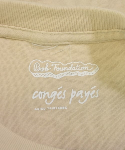 conges payes（コンジェペイエ）Tシャツ・カットソー ベージュ サイズ:-(M位) レディース/2200619181109