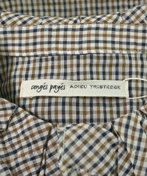 conges payes（コンジェペイエ）カジュアルシャツ 茶 サイズ:38(M位) レディース/2200649962280