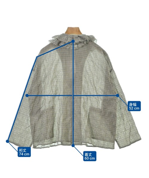 conges payes（コンジェペイエ）カジュアルシャツ 茶 サイズ:38(M位) レディース/2200649962280