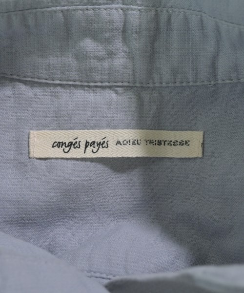 conges payes（コンジェペイエ）シャツワンピース 青 サイズ:-(M位) レディース/2200731739066
