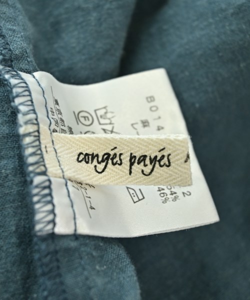 conges payes（コンジェペイエ）ワンピース 青 サイズ:F レディース/2200716156055
