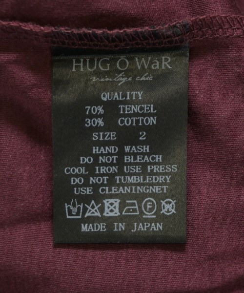 HUG O WaR（ハグオーワー）ワンピース 赤 サイズ:2(M位) レディース/2200729987042