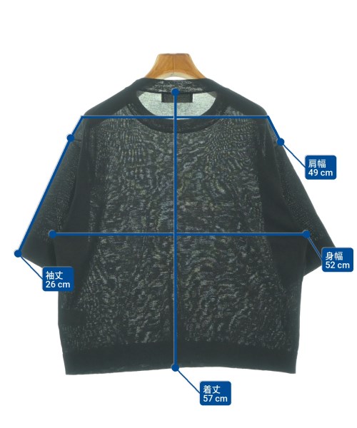 audrey and John Wad（オードリーアンドジョンワッド）ニット・セーター 黒 サイズ:F レディース/2200672145179