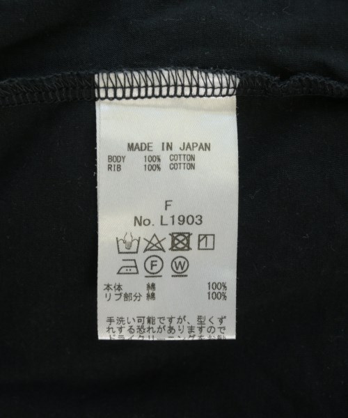 audrey and John Wad（オードリーアンドジョンワッド）Tシャツ・カットソー 黒 サイズ:F レディース/2200711245020