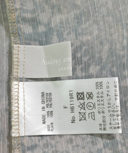 audrey and John Wad（オードリーアンドジョンワッド）カジュアルシャツ 茶 サイズ:F レディース/2200659658128