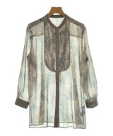 audrey and John Wad（オードリーアンドジョンワッド）カジュアルシャツ 茶 サイズ:F レディース/2200659658128