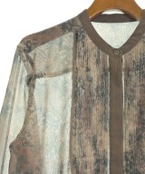 audrey and John Wad（オードリーアンドジョンワッド）カジュアルシャツ 茶 サイズ:F レディース/2200659658128