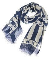 CROON A SONG（クルーンアソング）ストール 紺 サイズ:F レディース/2200618477036