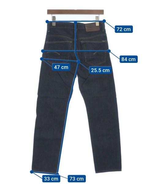 G-STAR RAW（ジースターロー）デニムパンツ 紺 サイズ:28(S位) メンズ/2200502715046