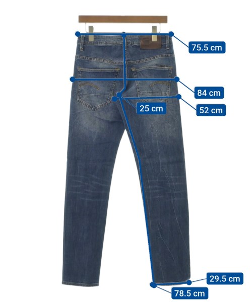 G-STAR RAW（ジースターロー）デニムパンツ 青 サイズ:28(S位) メンズ/2200496008179
