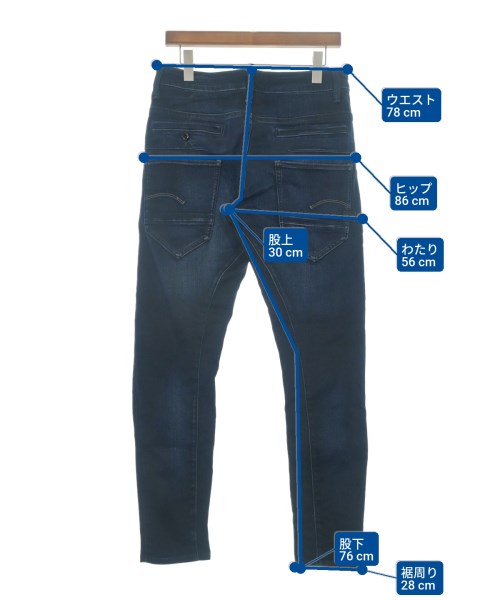 G-STAR RAW（ジースターロー）デニムパンツ 紺 サイズ:29(S位) メンズ/2200625109241