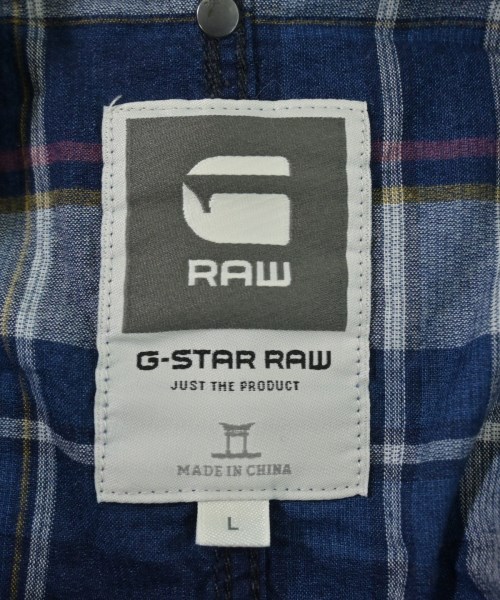G-STAR RAW（ジースターロー）カジュアルシャツ 青 サイズ:L メンズ/2200599084049