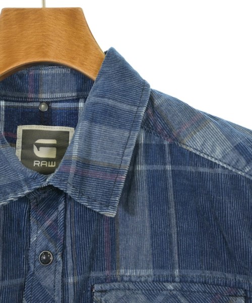 G-STAR RAW（ジースターロー）カジュアルシャツ 青 サイズ:L メンズ/2200599084049