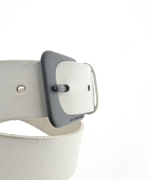 G-STAR RAW（ジースターロー）ベルト 白 サイズ:80/32 メンズ/2200630689042