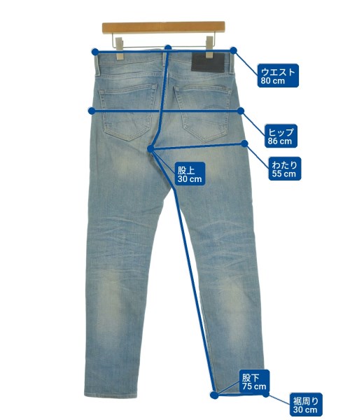 G-STAR RAW（ジースターロー）デニムパンツ 青 サイズ:30(M位) メンズ/2200631547037