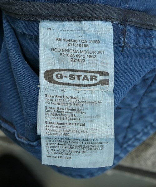 G-STAR RAW（ジースターロー）ミリタリーブルゾン 青 サイズ:M メンズ/2200700248025