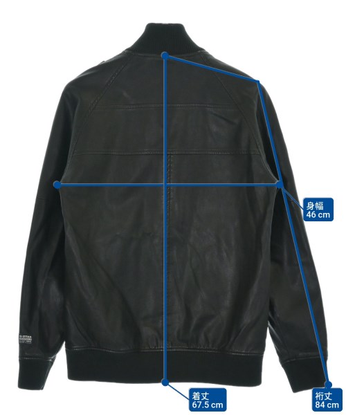 G-STAR RAW（ジースターロー）ライダース 黒 サイズ:XS メンズ/2200699920018