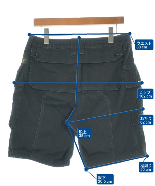 G-STAR RAW（ジースターロー）ショートパンツ 黒 サイズ:29(S位) メンズ/2200712991018