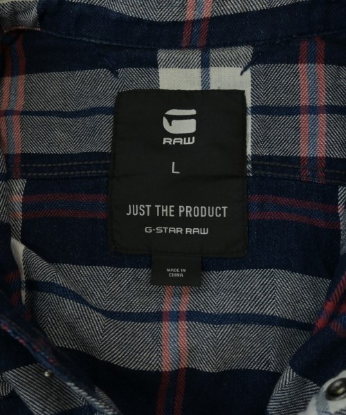 G-STAR RAW（ジースターロー）カジュアルシャツ 紺 サイズ:L メンズ/2200649098033
