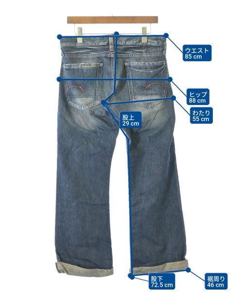 G-STAR RAW（ジースターロー）デニムパンツ 紺 サイズ:32(L位) メンズ/2200702850066