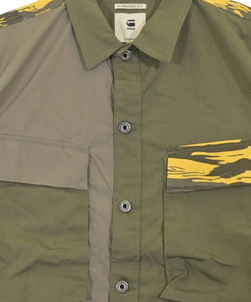 G-STAR RAW（ジースターロー）カジュアルシャツ カーキ サイズ:XXL メンズ/2200735974050