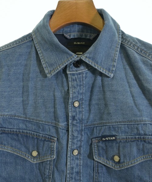 G-STAR RAW（ジースターロー）カジュアルシャツ 青 サイズ:M メンズ/2200735825031