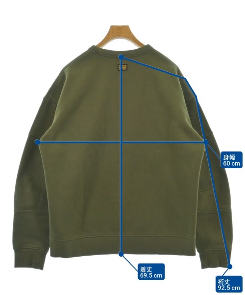 G-STAR RAW（ジースターロー）スウェット カーキ サイズ:M メンズ/2200726879128