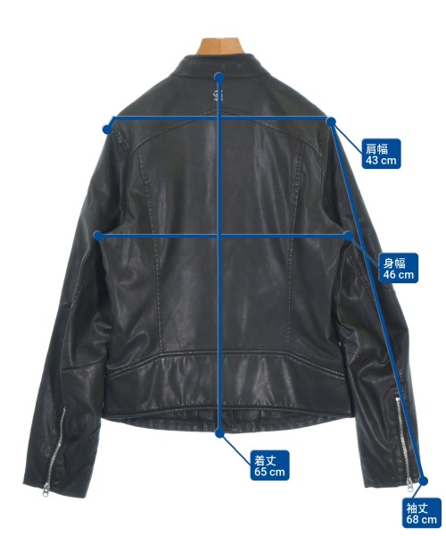 G-STAR RAW（ジースターロー）ライダース 黒 サイズ:S メンズ/2200680656117