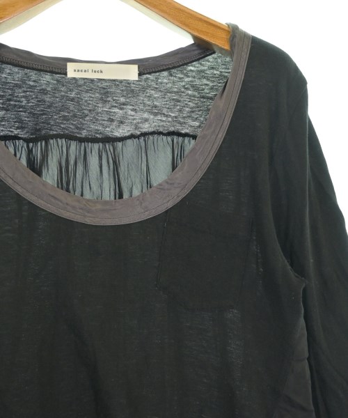 sacai luck（サカイラック）Tシャツ・カットソー 黒 サイズ:2(M位) レディース/2200621103045