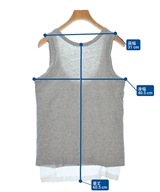 sacai luck（サカイラック）タンクトップ グレー サイズ:2(M位) レディース/2200608299068