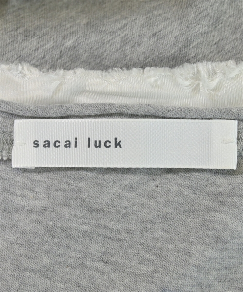 sacai luck（サカイラック）Tシャツ・カットソー グレー サイズ:3(L位) レディース/2200608299082