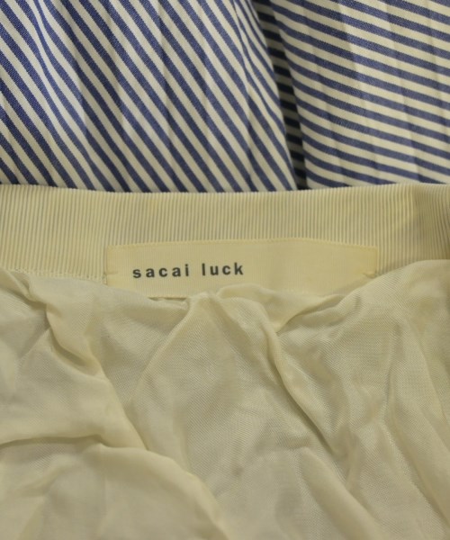 sacai luck（サカイラック）ロング・マキシ丈スカート 紺 サイズ:1(S位) レディース/2200617230120