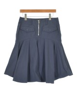 sacai luck（サカイラック）ひざ丈スカート 紺 サイズ:2(M位) レディース/2200606625029
