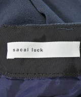 sacai luck（サカイラック）ひざ丈スカート 紺 サイズ:2(M位) レディース/2200606625029