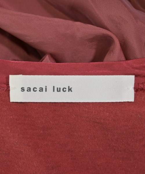sacai luck（サカイラック）ワンピース 赤 サイズ:2(M位) レディース/2200603631054