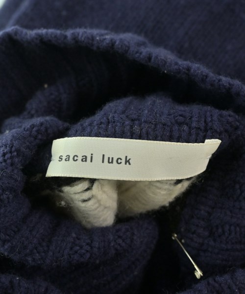 sacai luck（サカイラック）ニット・セーター 紺 サイズ:1(S位) レディース/2200675149112