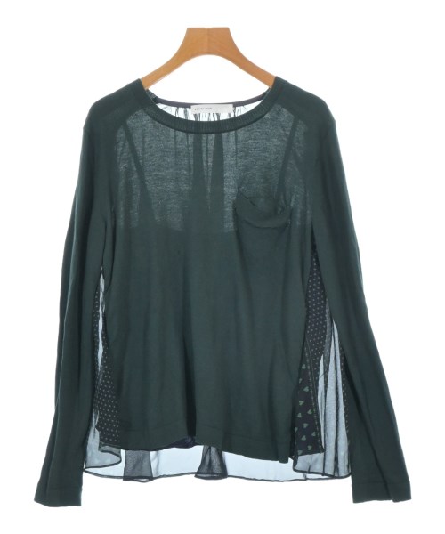 sacai luck(サカイラック)ニット・セーター 緑 サイズ:3(L位)/2200680746023