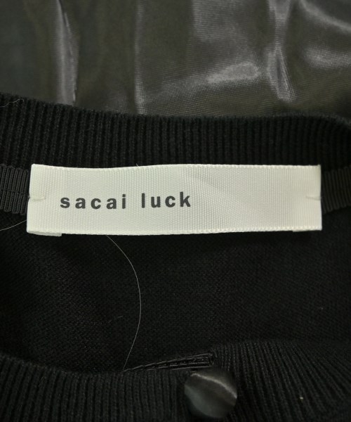 sacai luck（サカイラック）カーディガン 黒 サイズ:1(S位) レディース/2200681141018