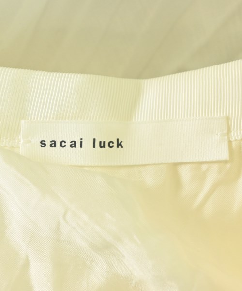 sacai luck（サカイラック）ロング・マキシ丈スカート 白 サイズ:2(M位) レディース/2200682022026