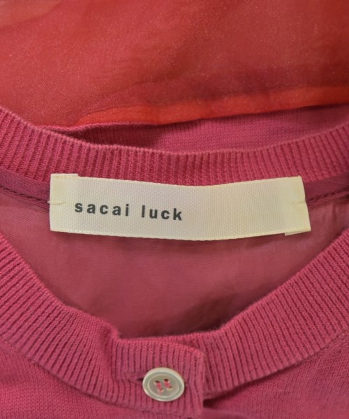sacai luck（サカイラック）カーディガン ピンク サイズ:2(M位) レディース/2200693961017