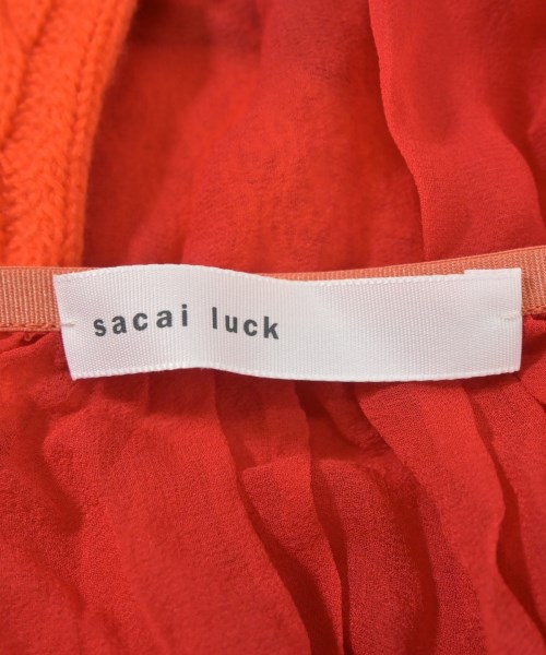 sacai luck（サカイラック）ワンピース オレンジ サイズ:2(M位) レディース/2200694316021