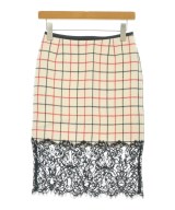 sacai luck（サカイラック）ひざ丈スカート 白 サイズ:1(S位) レディース/2200694316052