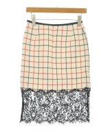 sacai luck（サカイラック）ひざ丈スカート 白 サイズ:1(S位) レディース/2200694316052