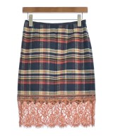 sacai luck（サカイラック）ひざ丈スカート 紺 サイズ:1(S位) レディース/2200694316069