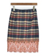 sacai luck（サカイラック）ひざ丈スカート 紺 サイズ:1(S位) レディース/2200694316069