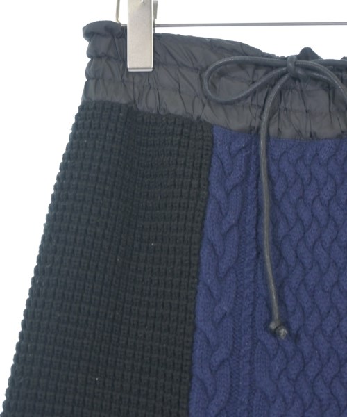 sacai luck（サカイラック）ひざ丈スカート 紺 サイズ:2(M位) レディース/2200694683017