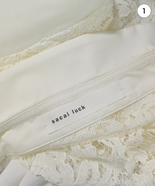 sacai luck（サカイラック）ブラウス 白 サイズ:2(M位) レディース/2200694698127